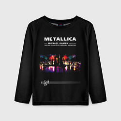 Лонгслив детский Metallica S и M, цвет: 3D-принт