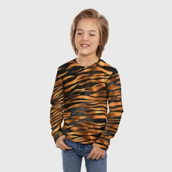 Лонгслив детский В шкуре тигра, цвет: 3D-принт — фото 2