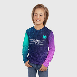 Лонгслив детский Stray, цвет: 3D-принт — фото 2
