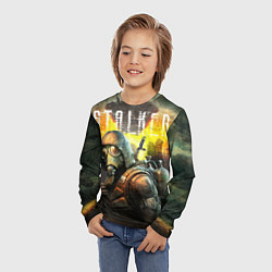 Лонгслив детский Сталкер припять, цвет: 3D-принт — фото 2
