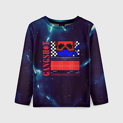 Лонгслив детский Gangsta Shit, цвет: 3D-принт