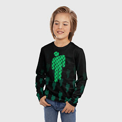 Лонгслив детский Billie eilish interview, цвет: 3D-принт — фото 2