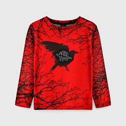 Детский лонгслив Dead by Daylight ворон