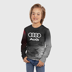 Лонгслив детский Audi туман, цвет: 3D-принт — фото 2
