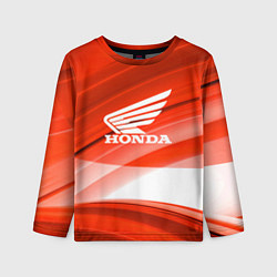Лонгслив детский Honda logo auto, цвет: 3D-принт