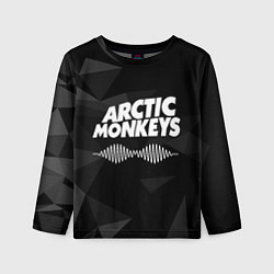 Лонгслив детский Arctic Monkeys Серая Геометрия, цвет: 3D-принт