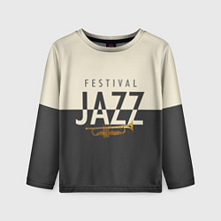 Лонгслив детский JAZZ FESTIVAL, цвет: 3D-принт