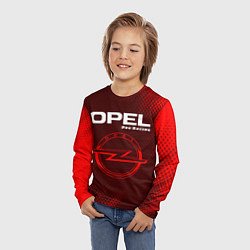 Лонгслив детский OPEL Pro Racing - Абстракция, цвет: 3D-принт — фото 2