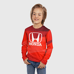Лонгслив детский HONDA хонда, цвет: 3D-принт — фото 2