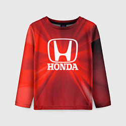 Лонгслив детский Хонда HONDA, цвет: 3D-принт