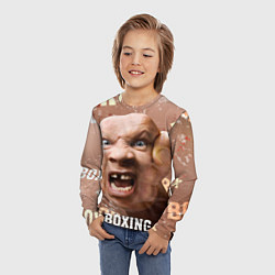 Лонгслив детский Boxing - телесный, цвет: 3D-принт — фото 2