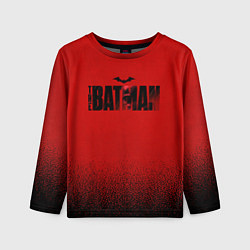Лонгслив детский Red Logo The Batman, цвет: 3D-принт