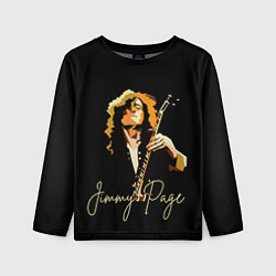 Детский лонгслив Led Zeppelin Лед Зеппелин Jimmy Page