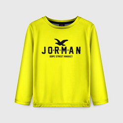 Детский лонгслив Узор Yellow Jorman Air Dope Street Market