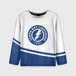 Лонгслив детский Tampa Bay Lightning NHL, цвет: 3D-принт