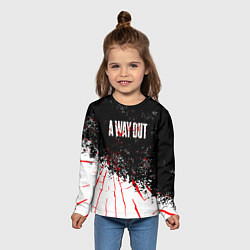 Лонгслив детский A way out, цвет: 3D-принт — фото 2