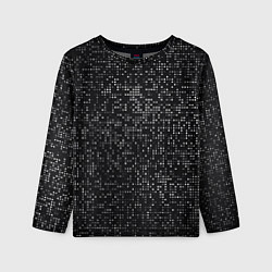 Детский лонгслив Пиксельный паттерн Минимализм
