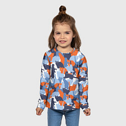 Лонгслив детский Домашние Питомцы Кошки, цвет: 3D-принт — фото 2