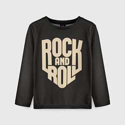 Лонгслив детский ROCK AND ROLL Рокер, цвет: 3D-принт