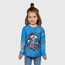 Лонгслив детский Инопланетянин, цвет: 3D-принт — фото 2