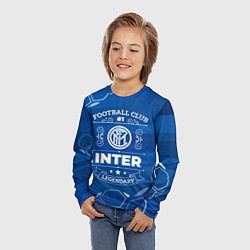Лонгслив детский Inter FC 1, цвет: 3D-принт — фото 2