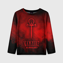 Детский лонгслив Vampire: The Masquerade Bloodhunt