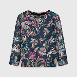 Детский лонгслив Холодная хохлома