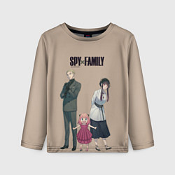 Лонгслив детский Spy x Family Семья шпиона, цвет: 3D-принт