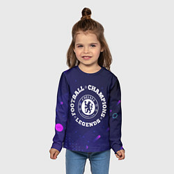 Лонгслив детский Chelsea Легенды Чемпионы, цвет: 3D-принт — фото 2