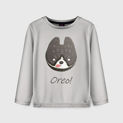 Лонгслив детский Oreo! Пёсик из офиса разработчиков Sky, цвет: 3D-принт