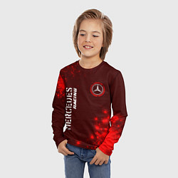 Лонгслив детский MERCEDES Mercedes Racing Арт, цвет: 3D-принт — фото 2