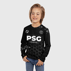 Лонгслив детский PSG Champions Uniform, цвет: 3D-принт — фото 2