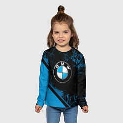 Лонгслив детский BMW : БМВ ЛОГО, цвет: 3D-принт — фото 2