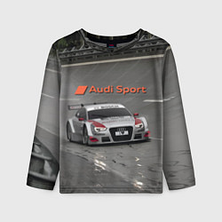 Лонгслив детский Audi Sport Racing Team Short Track Car Racing Авто, цвет: 3D-принт