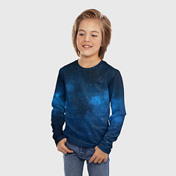 Лонгслив детский Космическая ночь, цвет: 3D-принт — фото 2