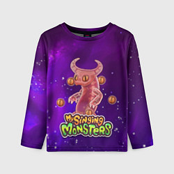 Детский лонгслив My singing monsters ЭПИЧЕСКИЙ ВУЖАС