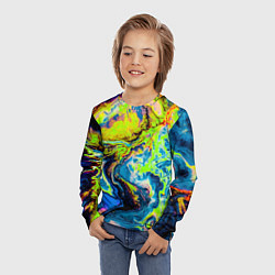 Лонгслив детский The Poisonous Palette, цвет: 3D-принт — фото 2