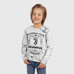Лонгслив детский Juventus Football Club Number 1 Legendary, цвет: 3D-принт — фото 2
