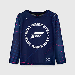 Детский лонгслив Символ Forza Horizon и надпись Best Game Ever