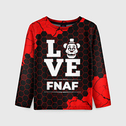 Лонгслив детский FNAF Love Классика, цвет: 3D-принт
