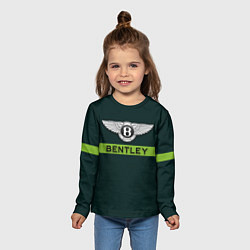 Лонгслив детский Bentley green, цвет: 3D-принт — фото 2