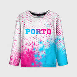 Лонгслив детский Porto Neon Gradient, цвет: 3D-принт