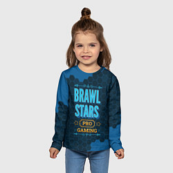 Лонгслив детский Игра Brawl Stars: PRO Gaming, цвет: 3D-принт — фото 2