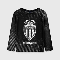 Детский лонгслив Monaco с потертостями на темном фоне