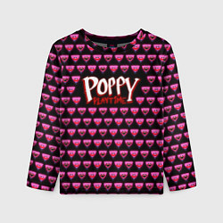 Лонгслив детский Poppy Playtime - Kissy Missy Pattern - Huggy Wuggy, цвет: 3D-принт