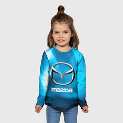 Лонгслив детский Mazda - sport - абстракция, цвет: 3D-принт — фото 2