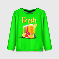 Детский лонгслив Фруктовые соки Fresh