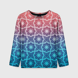 Лонгслив детский Восточная мозаика, цвет: 3D-принт