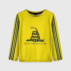 Лонгслив детский Dont tread on me или Гадзденская змея, цвет: 3D-принт