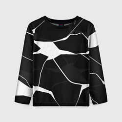 Лонгслив детский Черно-белая классика, цвет: 3D-принт